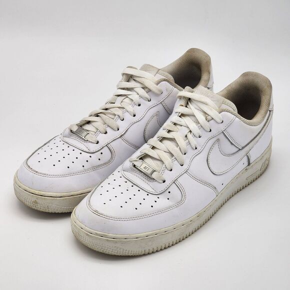 Nike Air Force 1 Low AF1 Triple White Men's Size 11.5 - Picture 3 of 7